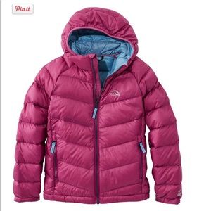 LL Bean feather down lightweight jacket